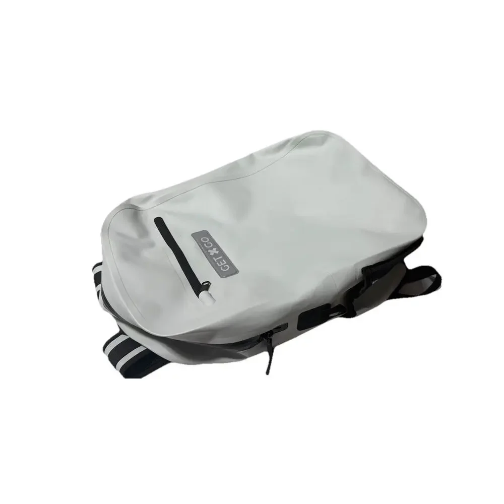 GetXGo Go Bag & Document Pouch Combo Fireproof Water Resistant Gray Nylon Set